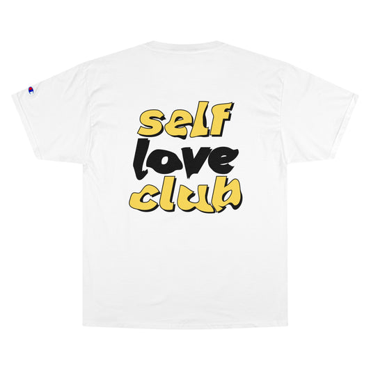 SELF LOVE CLUB poorhilary x champion t-shirt